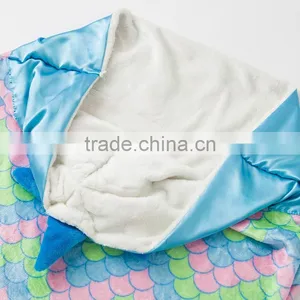 ShiJ Tails Mermaid Blanket For Kids (Blue) thumbnail-4