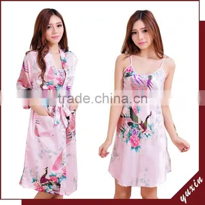 Japaness Sexy Girl Kimono Kimono Dress Kimono Satin Robe TP032 thumbnail-1