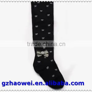 Bowknot Printed School Girls Pantyhose thumbnail-2
