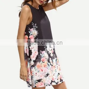 New Fashion Chiffon One-piece Dress thumbnail-1