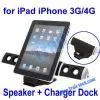 Double Home Theater Audio Speaker and Charger Dock Station for IPad IPhone 3G/4G thumbnail-1