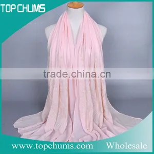 Wholesale Embroidery Floral Women Scarf Pashmina thumbnail-1