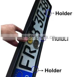 European License Plate Frame Car Rearview Parking System Camera Wireless thumbnail-3