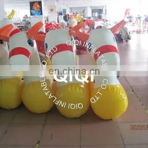 Inflatable Yellow Horse for Sport Derby Game thumbnail-2