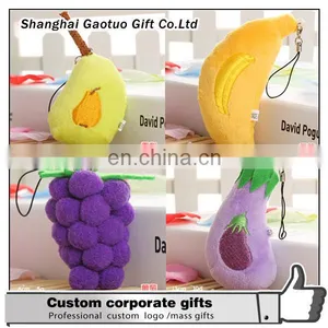 Good Quality Custom Peach Fruit Plush Toy thumbnail-1