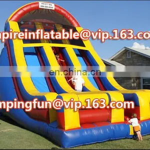 Commercial Grade Inflatable Double Lane Water Slide Medium Size Water Slide for Kids/adults ID-SLM073 thumbnail-1