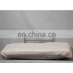 Disposable Waterproof Strecth CPE Bedcover With Elastic Band for Hospital thumbnail-1