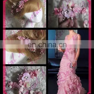 Aidocrystal Fashion Elegance Rhinestone Ribbon Hair Pin Multifunctional Headwear thumbnail-1