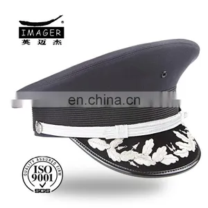 Beautiful Salute Band Peaked Cap With Metal Cap Wind Belt thumbnail-1