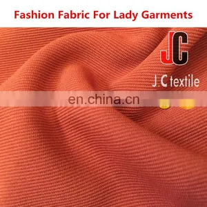 B2878 JC Shaoxing Plain Dyed Wholesale Knit Fabric Polyester Spandex Fabric thumbnail-1