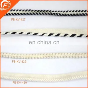 Lovely Gray and White Mix Color Weave Fashion Fantastic Braid for Garments thumbnail-2