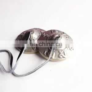 Tibetan-Om-Mani-Tingsha-or-Metal-Cymbals-Musical-Instrument Tibetan-tingsha-cymbals-Om-Mani-Padme-Hum Brass Bells Bell thumbnail-3