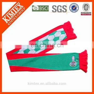 Promotional Poland Custom Woven Knitted Football Scarf thumbnail-1