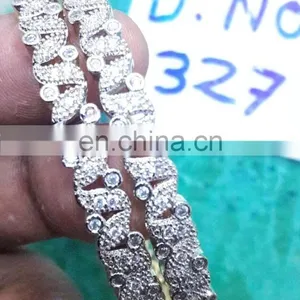 cz Stone Jewelry Bangles Exporter, Bridal Zircon Bangle Manufacturer thumbnail-3