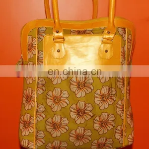 Indian Handmade Pure Cotton Woman Beautifull Design Bag thumbnail-5