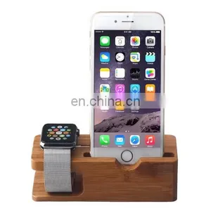 Bamboo Wooden Charger Holder for Watch 38mm & 42mm thumbnail-1