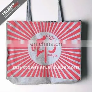 Custom Private Silk Screen Printing Fabric Shopping Bag thumbnail-6