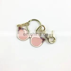 Sun Glassess Design Keychain,customized Key Ring,2018 New Key Chain thumbnail-1