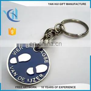 Metal Trolley Keychain Coin for Supermarket Trolley thumbnail-2