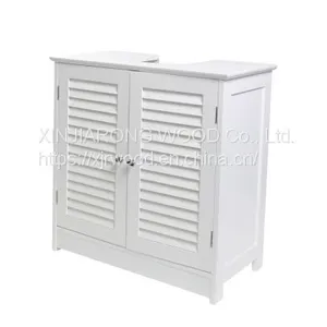Bath Under Sink Storage Vanity Cabinet Florence Louvre This Bathroom Vanity Cabinet Florence is in Medium-density Fibreb thumbnail-2