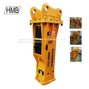 Excavators Silenced Type HMB1350 Hydraulic Hammer Earthmoving Breaker thumbnail-1