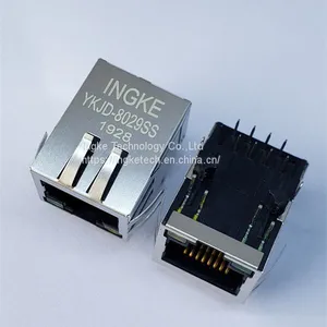 Ingke YKJD-8029SS Direct Substitute J1B1211CCD 1 Port Through Hole 100BASE-T RJ45 LAN With Transformer thumbnail-1