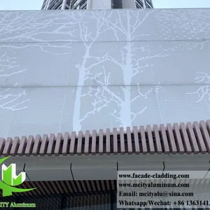 2.0mm Aluminum Wall Cladding Solid Aluminum Panel Metal Cladding Panel Supplier in Foshan, China thumbnail-2