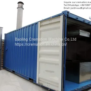 Human Crematorium Portable Machine Equipment Burner Incinerator Human Cremation Machine Crematory Incinerator Crematory Equipment thumbnail-3