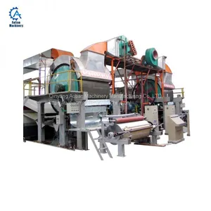 Wood Pulp Making Line Handkerchief Toilet Paper Machine Prices thumbnail-5