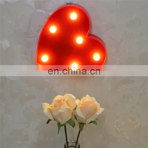Decorative Indoor Party Family Heart Marquee LED Night Light thumbnail-1