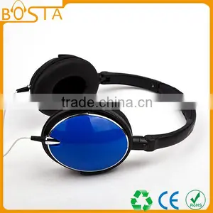 Folding Fashion Stereo Factory Cheap Bulk Sale China Blue Marble Headphone thumbnail-5