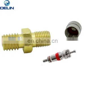 Car Auto for Suspension and Shock Absorber Brass Schrader Valve M8 Thread M8*1.25 thumbnail-2