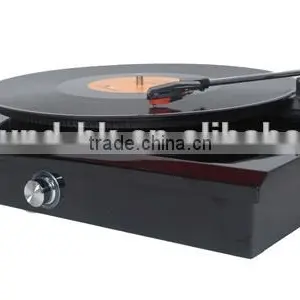 High End Piano Painting High Glossy Vinyl Retro Turntable Record Player thumbnail-4