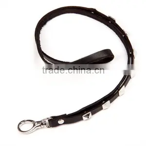 Wholesale Handmade Key Chains Fashion Custom PU Leather Key Holder,rivets Key Chains thumbnail-3