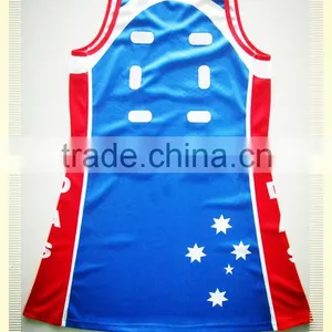 Custom Made Printing Sublimation Netball Dress thumbnail-2