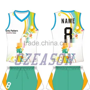 New Style Sublimation Brazil Volleyball Jersey Custom Volleyball Jersey Design thumbnail-4