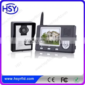 Itercom System Smart Home Door Bell 3.5inch Indoor Monitor COMS Outdoor Camera Wireless Video Door Phone Kit thumbnail-2