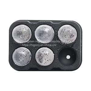 2022 Amazon Hot Selling Ball Shape Household Silicone Freezer Trays Silicone Ice Cube Mold Seals In Freshness With Lid thumbnail-5
