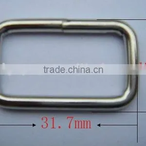Wire Formed Metal Square-rings for Bags thumbnail-1