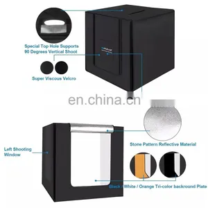 Photography 80cm Photo Box 5500K Professional Photo Studio Light Box LED Shooting Tent Booth thumbnail-5