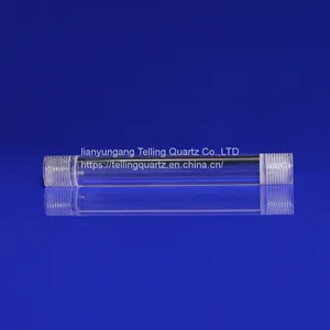 Quartz Tube With Thread Mouth At Both Ends Screw Stread Quartz Glass Tube thumbnail-1
