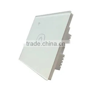 2015 Remote Control Electric Switch Single Fire Wire High Quality Glass Panel Smart Lighting Switch thumbnail-4
