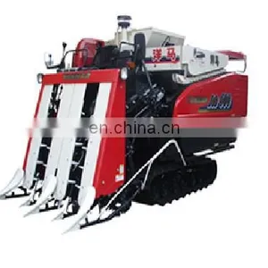 Japanese YM AG600A Agriculture Combine Harvester Machine Rice Cutter YM Half-feed Rice Combine Harvester thumbnail-2