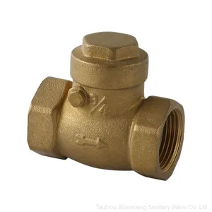 Brass Swing Check Valve,One-Way Swing Check Valve for Water Female thumbnail-1