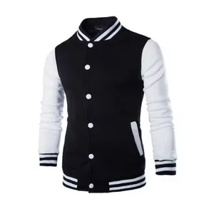Plus Size Men's Versity College Wholesale Blank Varsity Custom Logo Plain Letterman thumbnail-2