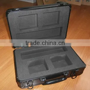 Black Embossing Aluminum Presentation Carrying Case thumbnail-1