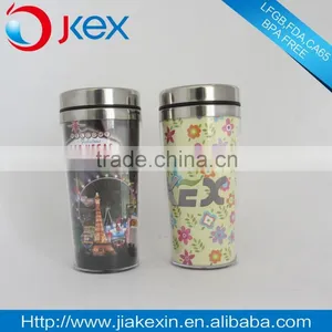 Popular China Cheap Double Wall 16oz Promotion Travel Mug thumbnail-1