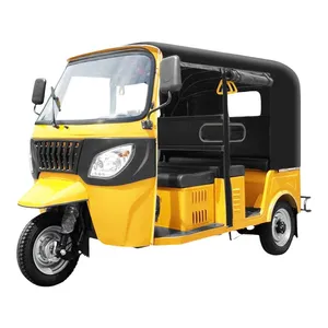 Cheap Electric Motortricycle 3 Wheeler Tricycle E-Trike Tuktuk for Passenger From China Manufactory thumbnail-2