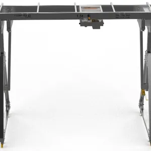 Hand Push Aluminum Alloy Double Beam Gantry Crane thumbnail-1