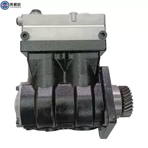 Mercedes-Benz Air Compressor Assembly Twin Cylinder OM457 Engine Accessories A4571304915, A4571307115 thumbnail-1